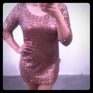 Sequin mini dress